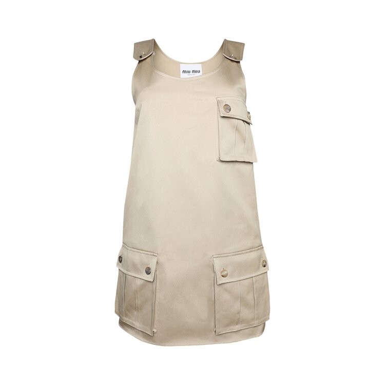 

Платье Miu Miu Chino, цвет Tan