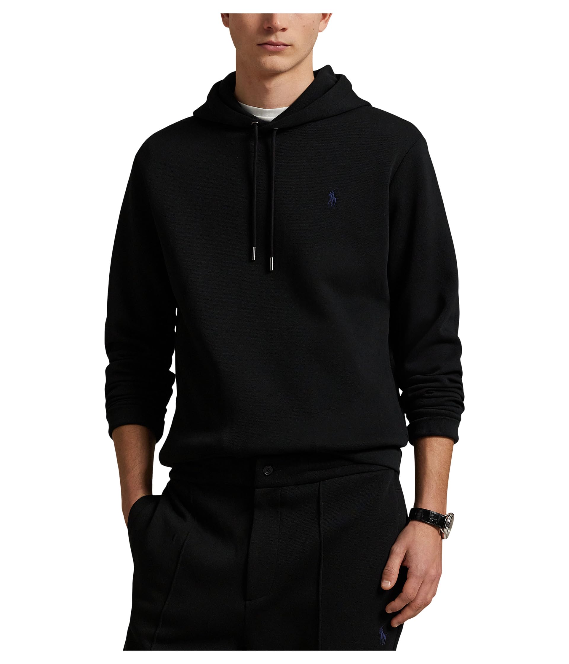 

Худи Polo Ralph Lauren Double-knit Hoodie, цвет Polo Black