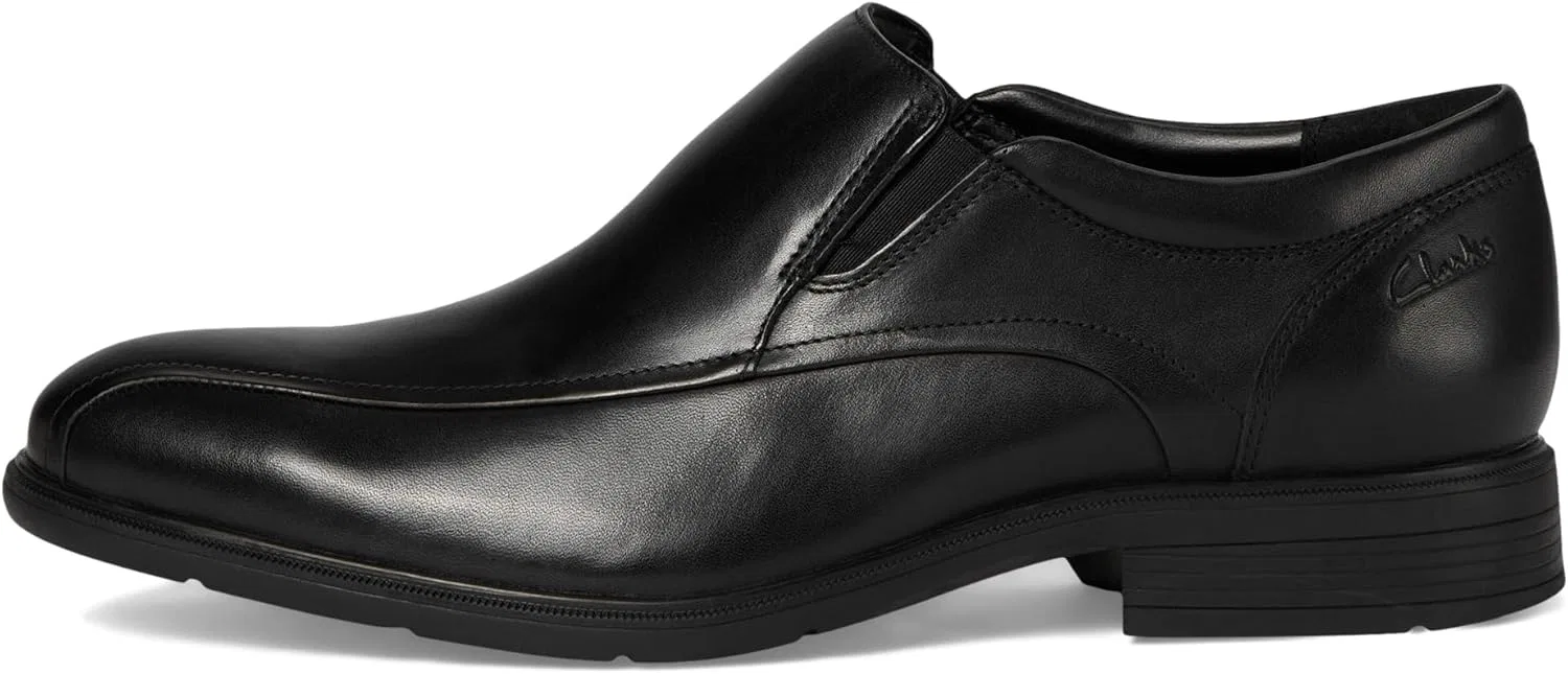 Мужские лоферы Clarks Steadwell Step, Black Leather — фото 4
