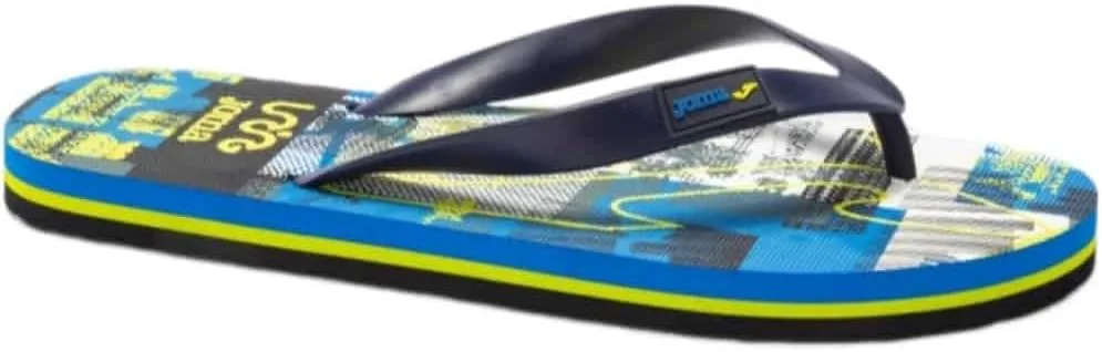 Мужские сандалии Joma S.WATES 2303 с резиновыми накладками на пальцы, желтые, для бассейна и пляжа — фото 2