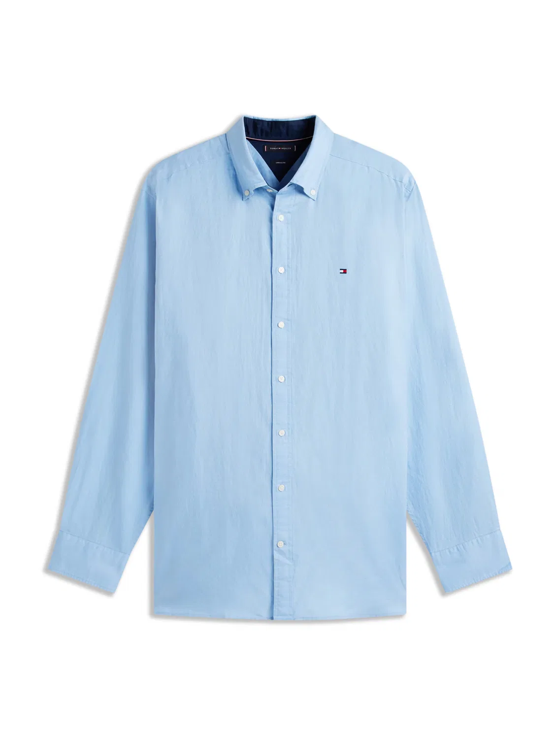 Рубашка на пуговицах стандартного кроя Tommy Hilfiger Big & Tall, Navy/Sky Blue