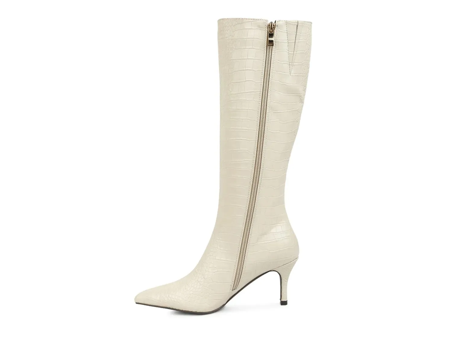 Сапоги London Rag Uptown Wide Calf, бежевый принт с крокодиловым принтом — фото 3