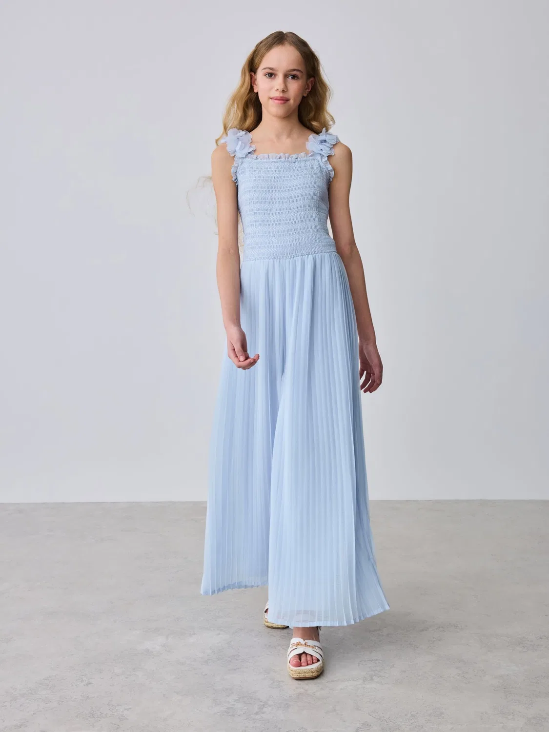 Комбинезон Baker by Ted Baker светло-голубого цвета — фото 3