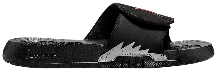

Шлепанцы Air Jordan Jordan Hydro 5 Retro Slide GS 'Black Metallic', черный