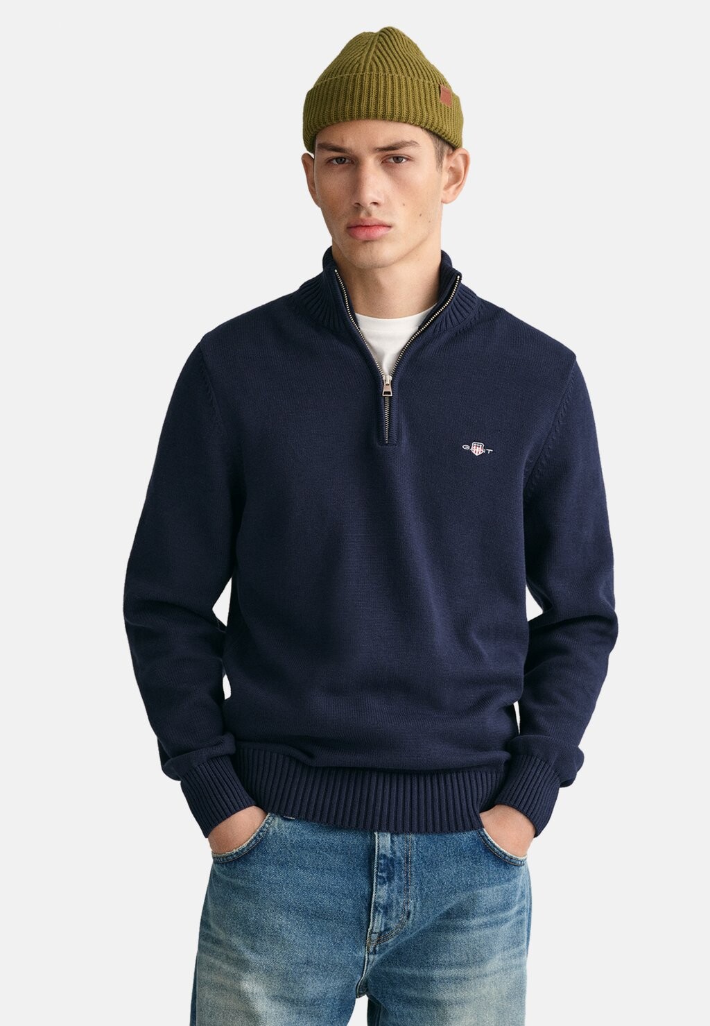 

Свитер CASUAL HALFZIP GANT, вечерний синий, Черный, Свитер CASUAL HALFZIP GANT, вечерний синий