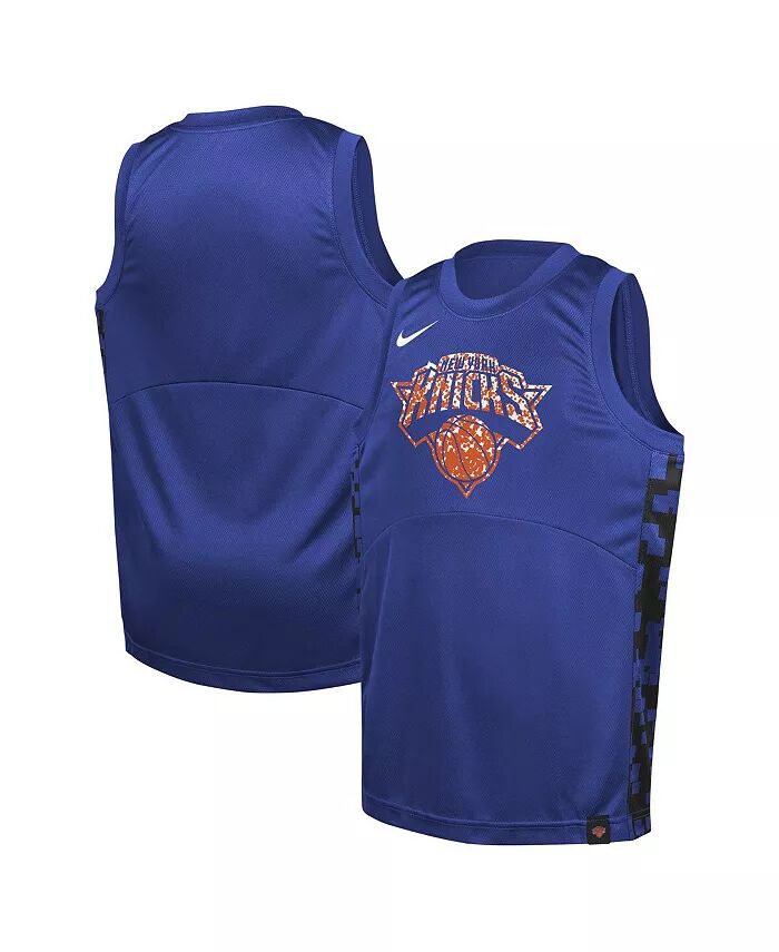 

Футболка стартовой пятерки команды Big Boys and Girls Blue New York Knicks Courtside Nike