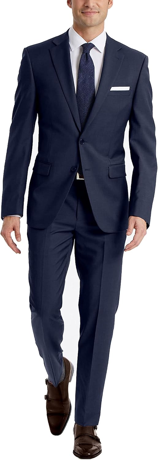 

Мужские облегающие костюмы Calvin Klein Slim Fit, Blue Twill