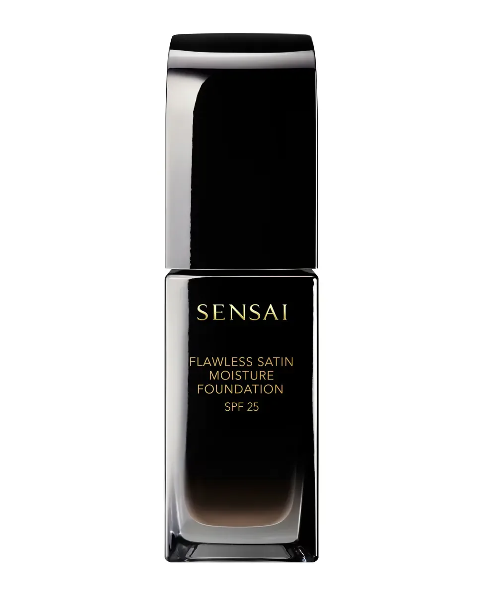 Тональная основа для макияжа Flawless Satin Moisture Foundation Sensai, 206 Brown Beige