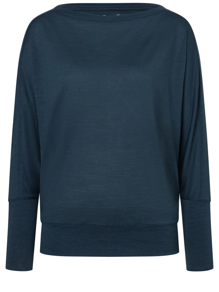 

Лонгслив super.natural Merino Longsleeve W KULA TOP, синий