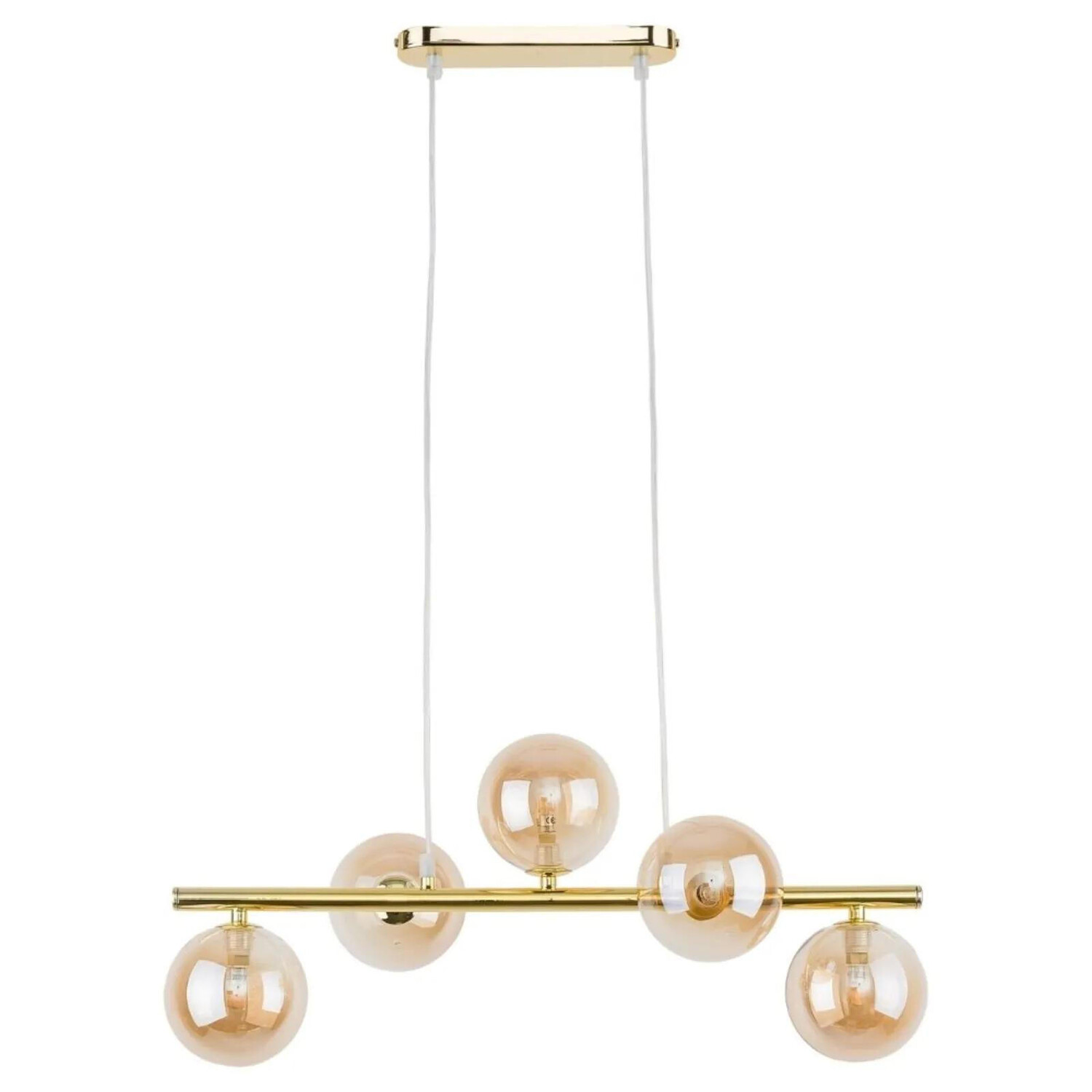 

Подвесная лампа famlights, 27x27x115 см, золотой