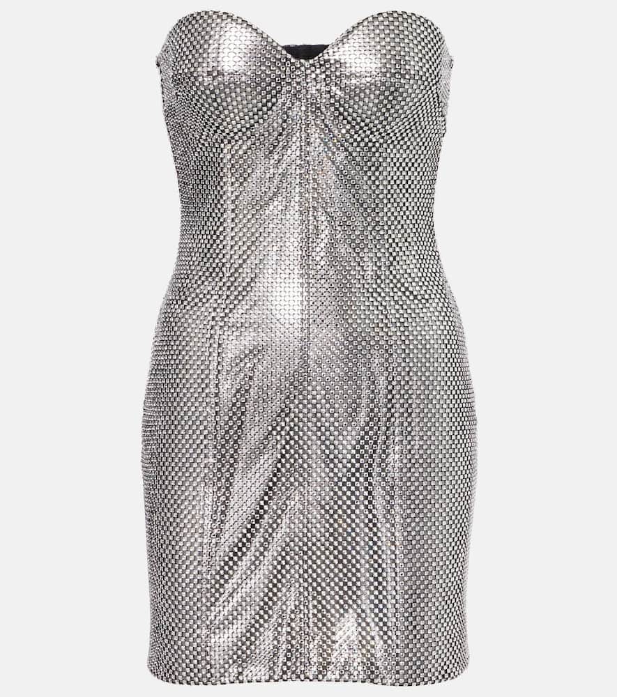 

Корсетное мини-платье с декоративными элементами Dolce&Gabbana, Argento