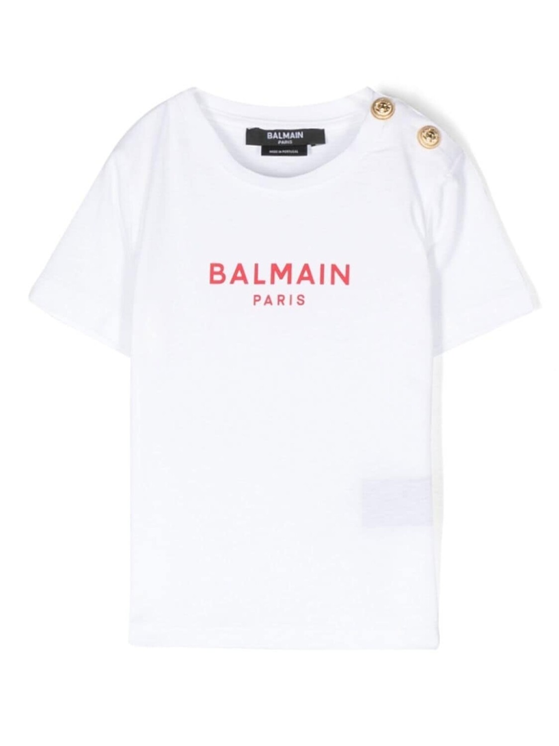 

Balmain Kids футболка с логотипом, белый