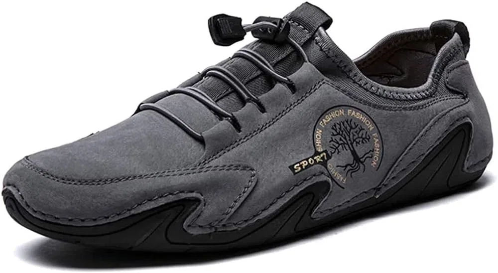 Мужские лоферы кожаные Asifn Grey