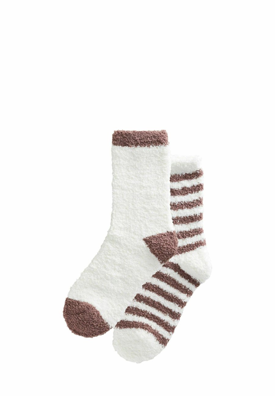 

Носки Next COSY 2 PACK, Neutral Cream Stripe/Beige
