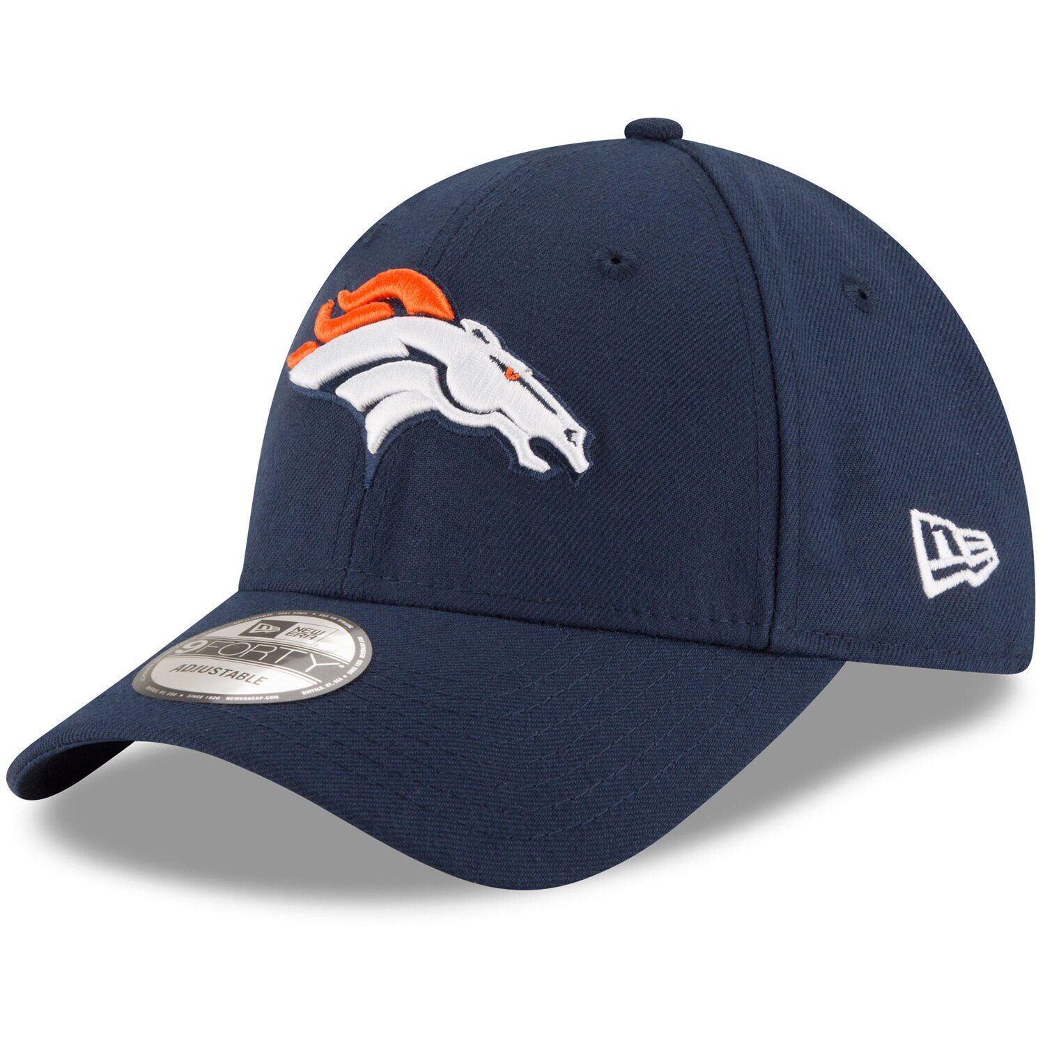 

Мужская регулируемая кепка New Era Navy Denver Broncos The League 9FORTY