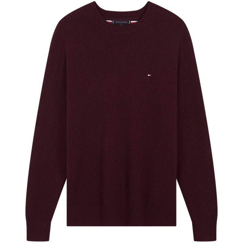

Свитер с логотипом Tommy Hilfiger, темно-красный