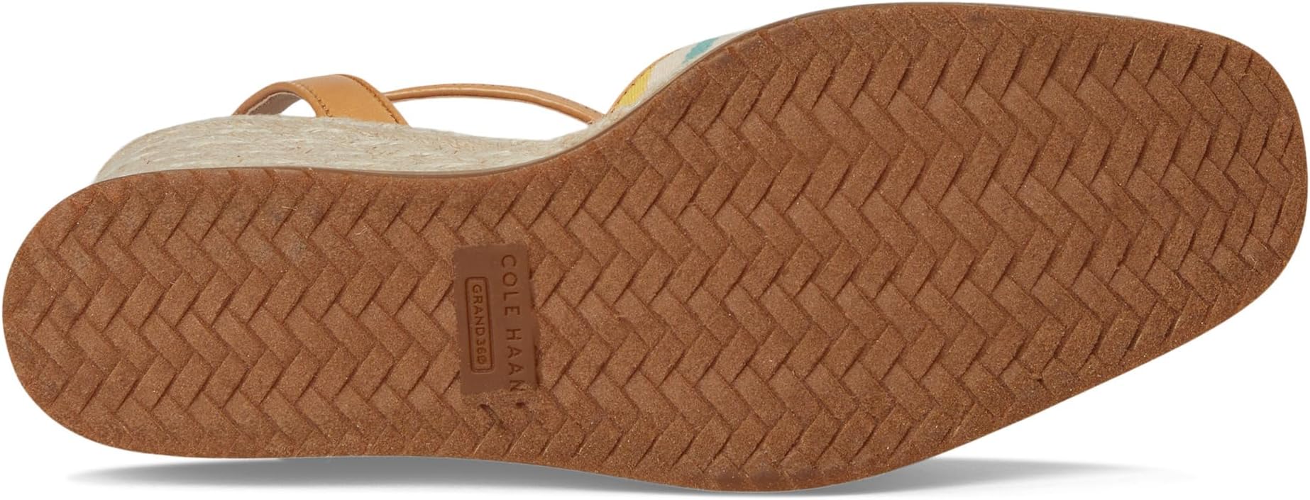 Сандалии Cole Haan Cloudfeel Kyra Espadrille Wedges, цвет Riviera Striped Canvas/Biscuit Leather — фото 3