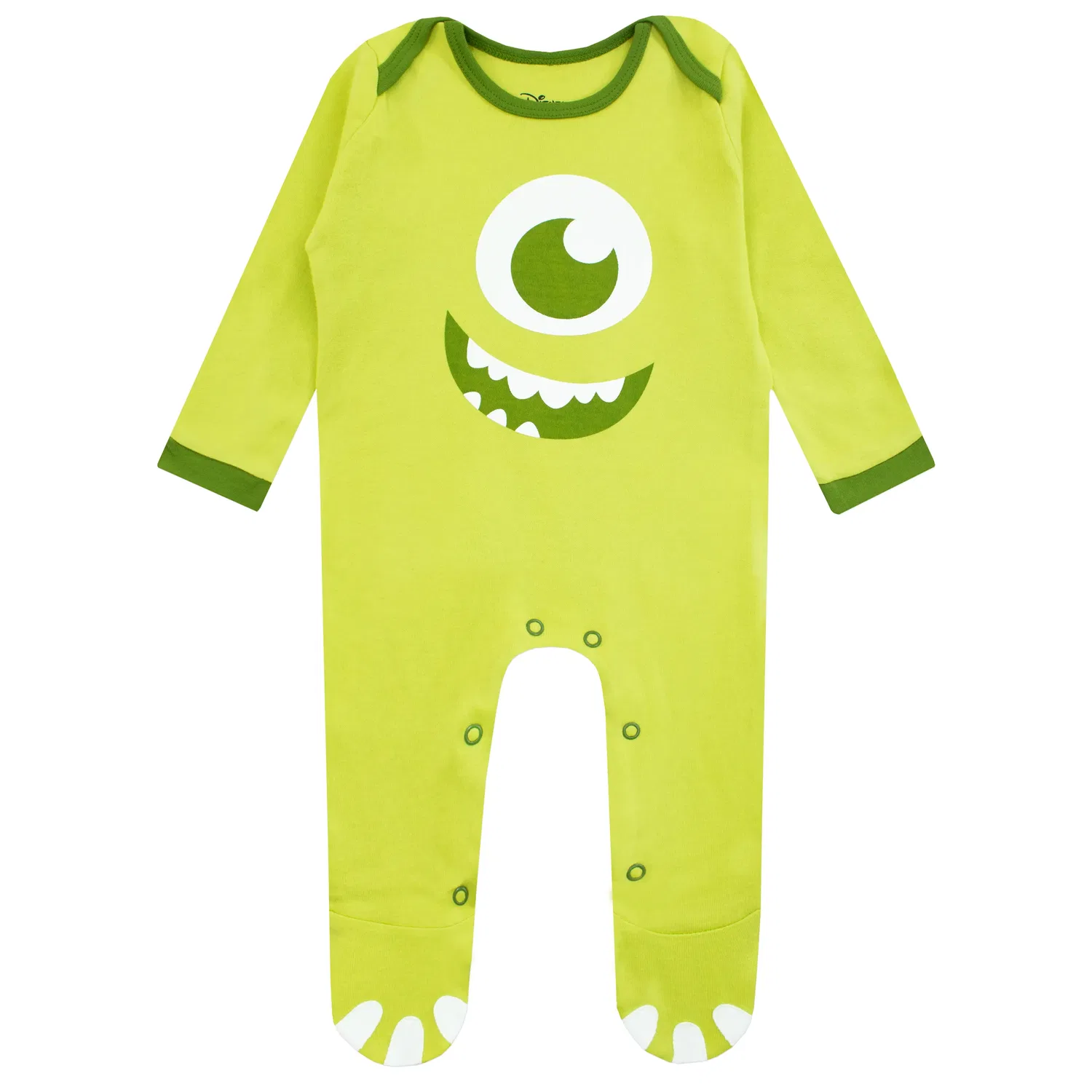Комбинезон для сна Monsters Inc Майк Вазовски, Disney, зеленый — фото 2