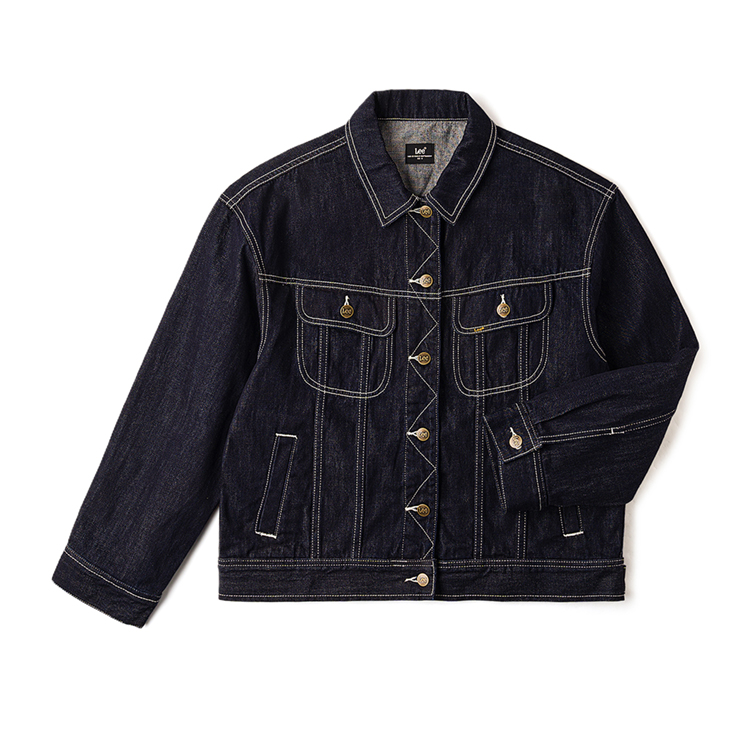 

Lee Женская джинсовая куртка потертая, Washed