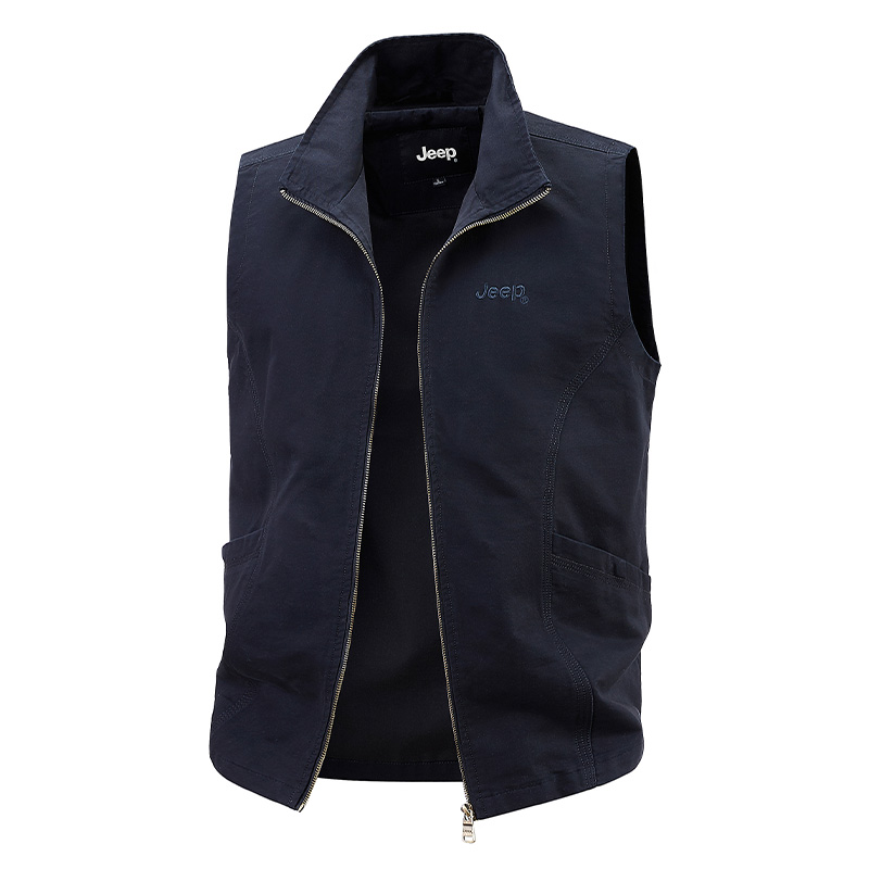 

Жилет Unisex Stand Collar Moderate Workwear Jeep, черный