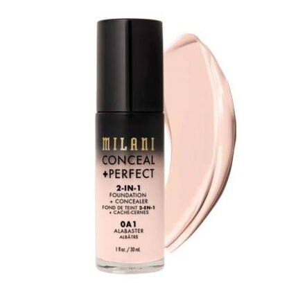 

Milani Conceal + Тональный крем Perfect 2-в-1 + Консилер Alabaster 1 Fl. Оз. Жидкая основа без жестокости