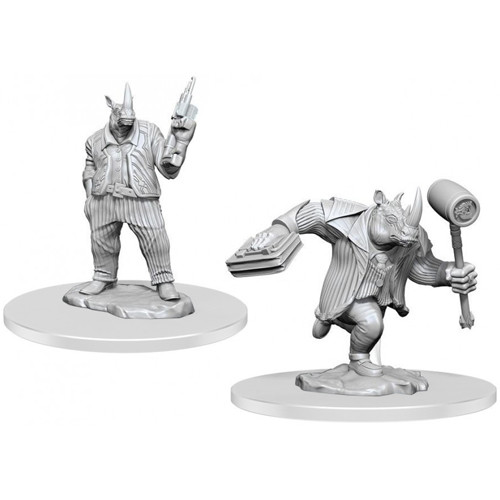 

Миниатюра WizKids/NECA Magic Unpainted Miniatures: W6 Freelance Muscle & Rhox Pummeler