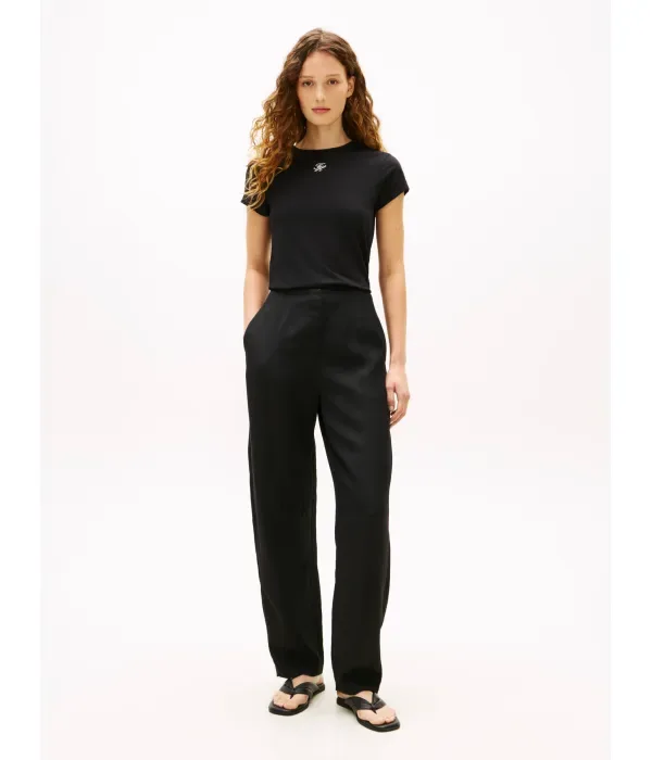 Футболка slim fit Tommy Hilfiger, черный — фото 2