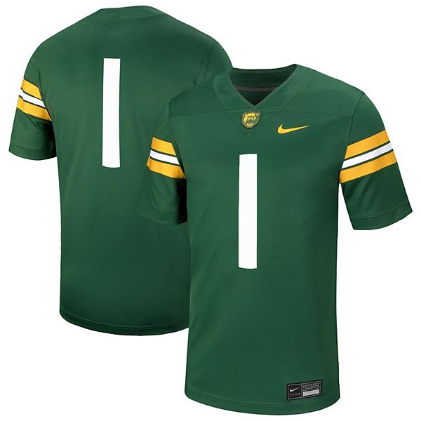 Мужская футболка Baylor Bears Untouchable зеленого цвета Nike — фото 2