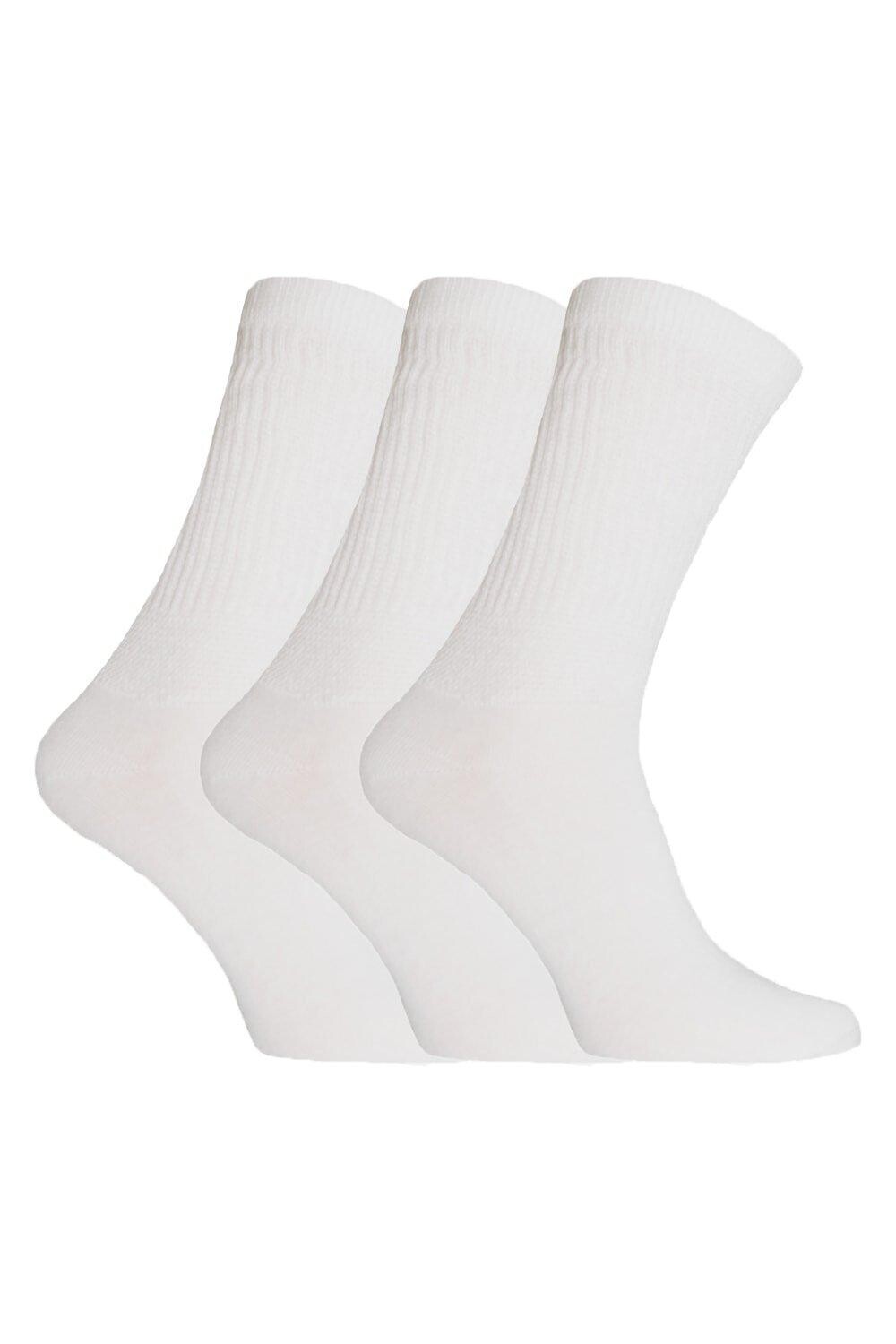 

Очень широкие удобные носки для диабетиков (3 пары) Universal Textiles, белый