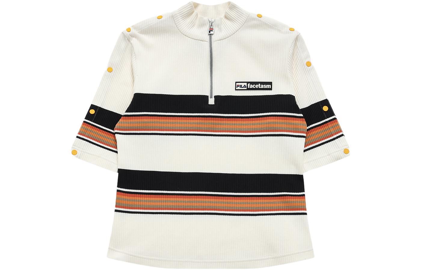 

FILA FUSION Футболка Facetasm с удлиненными плечами женская Maltose White, Белый, FILA FUSION Футболка Facetasm с удлиненными плечами женская Maltose White