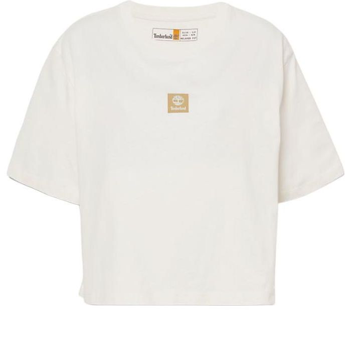 

Футболка (WMNS) Timberland Logo T-Shirt 'White', белый