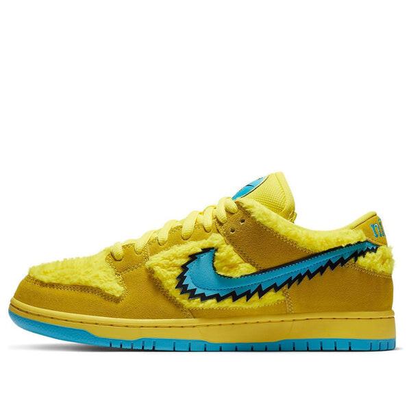 

Кроссовки x thankful dead sb dunk low Nike, желтый
