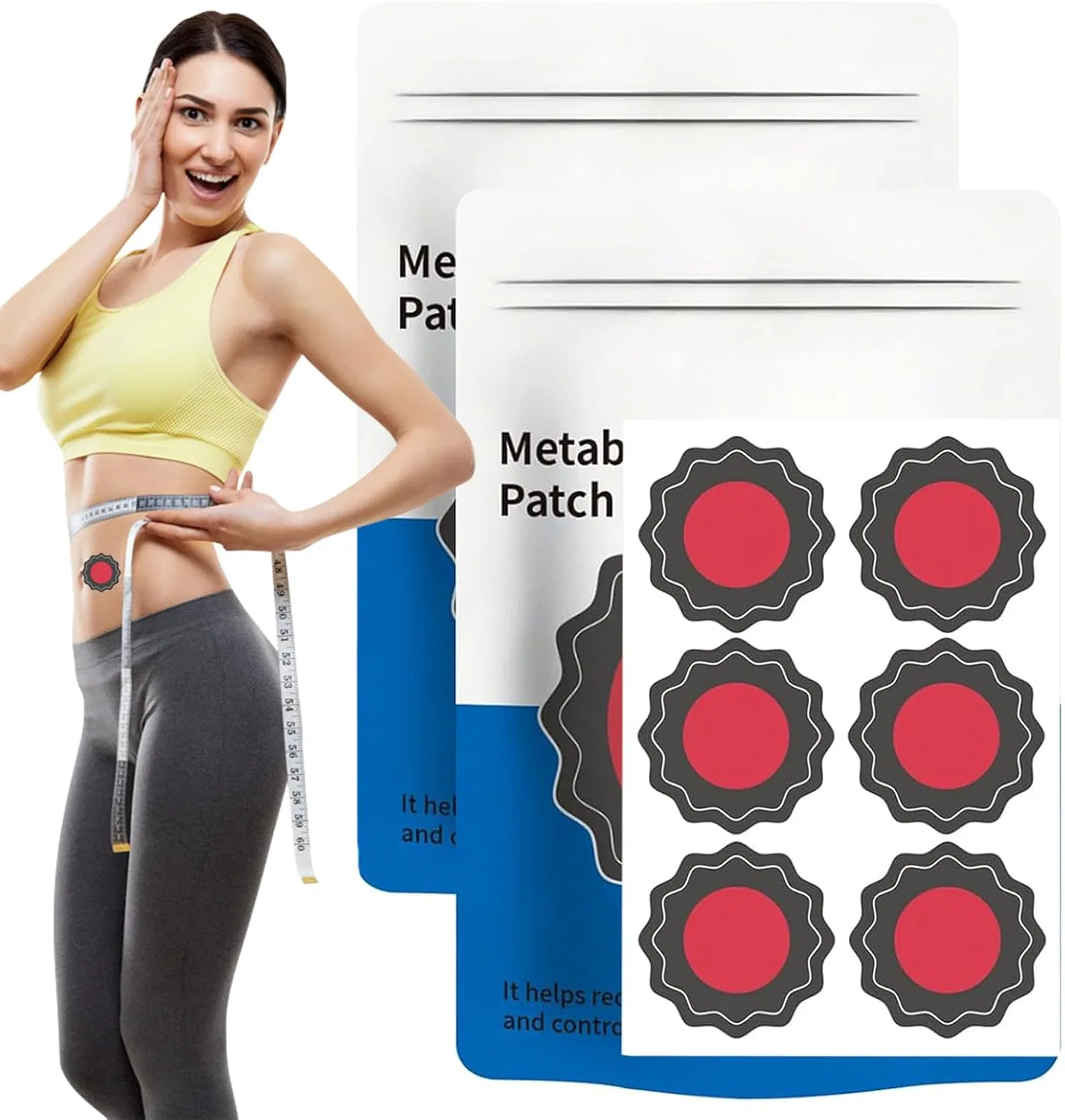 Набор из 60 пластырей Metabalance Patch для ухода за телом Generisch