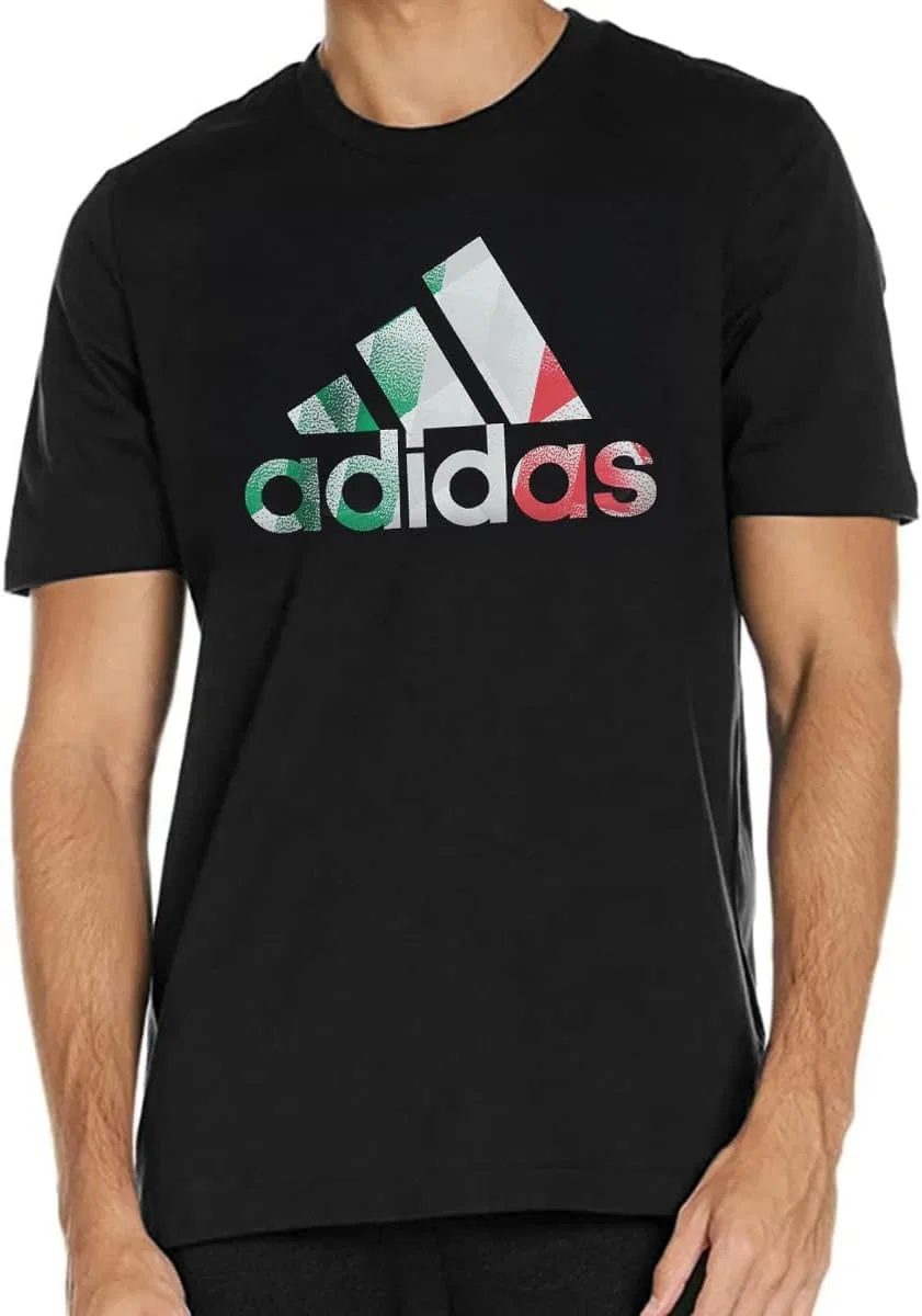 Футболка adidas Regular Fit, Black/Multicolor