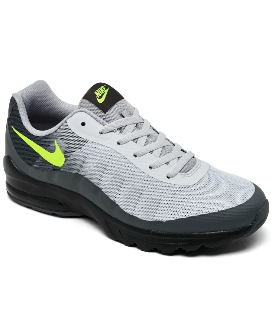 Мужские беговые кроссовки Air Max Invigor от Finish Line Nike, черный, volt