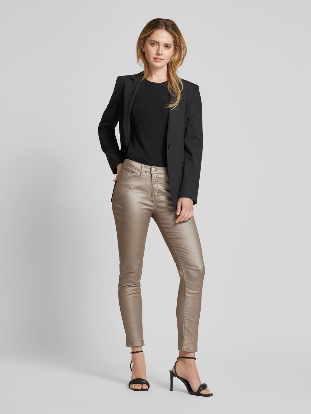 

Джинсы Slim fit с 5 карманами, модель «Эмили» OPUS, бежевый