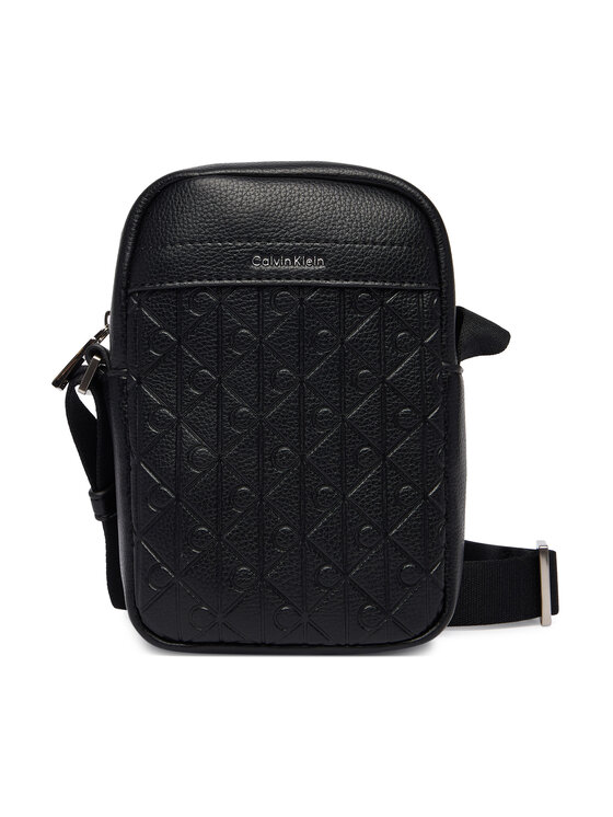 

Сумка через плечо Emblem Aop Emboss Slim Reporter LV04D3228G Calvin Klein, черный