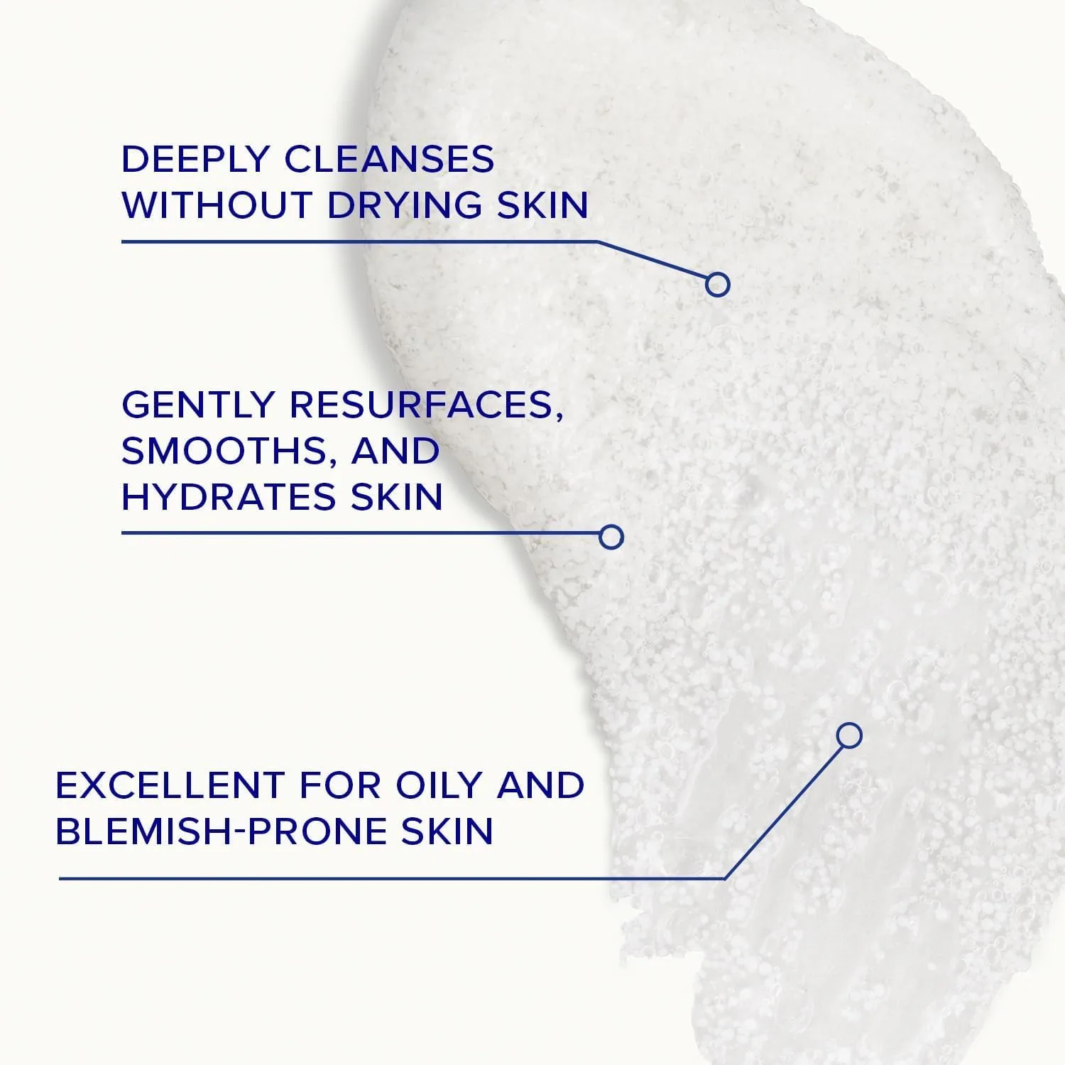 Очищающий комплекс iS Clinical Cleansing Complex Polish; Мягкий эксфолиант для лица; Полирует и разглаживает кожу., Medium weight, semi-opaque granular scrub — фото 3