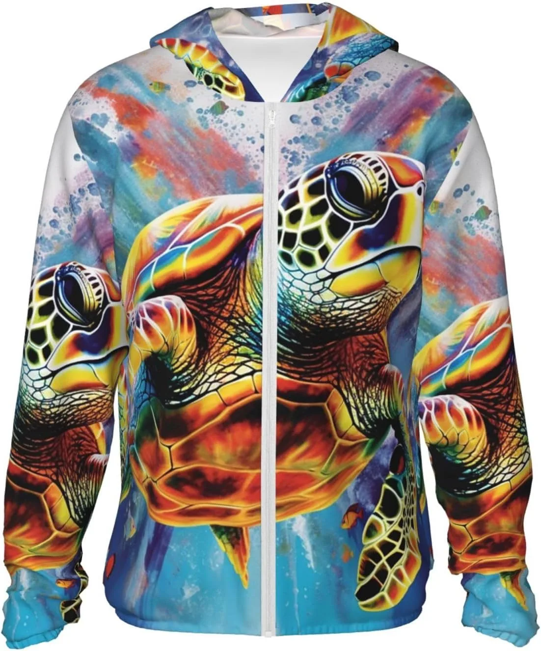 

Детская толстовка с капюшоном для защиты от солнца Unisex, UPF 50+, с длинными рукавами BSCKKDMN