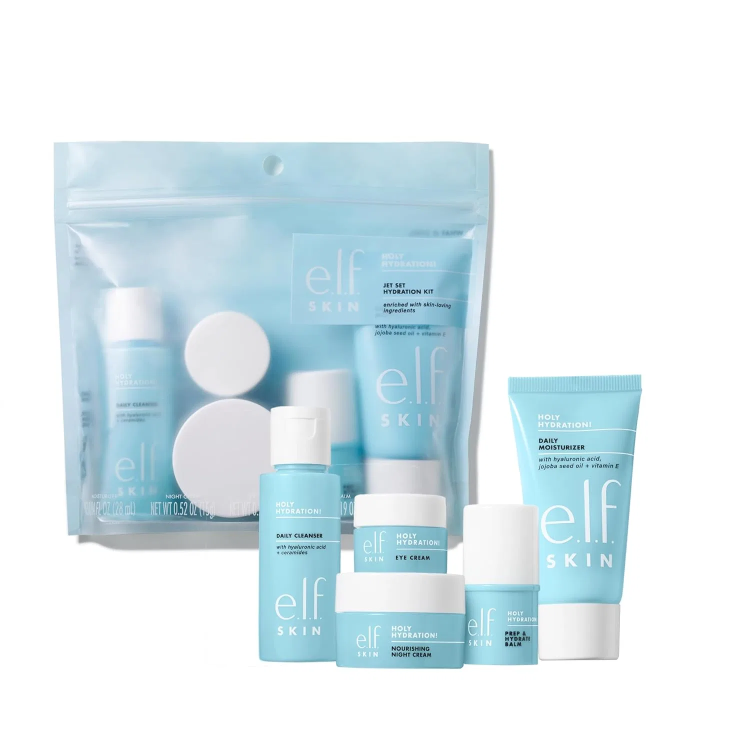 Набор для ухода за кожей «Jet Set Hydration Kit» от e.l.f. SKIN E.L.F.