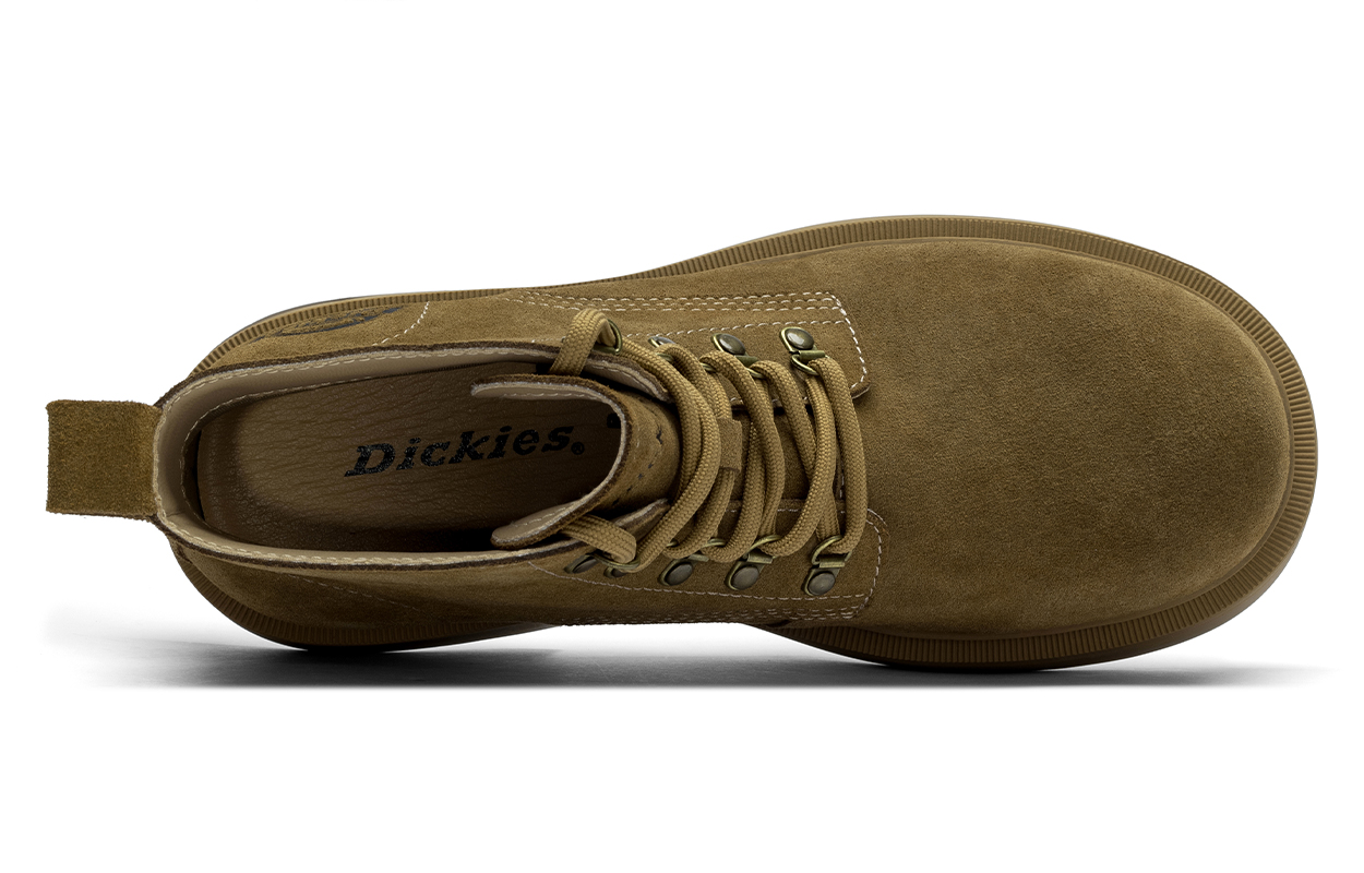 Мужские ботинки Dickies замшевые, зелено-коричневый — фото 4