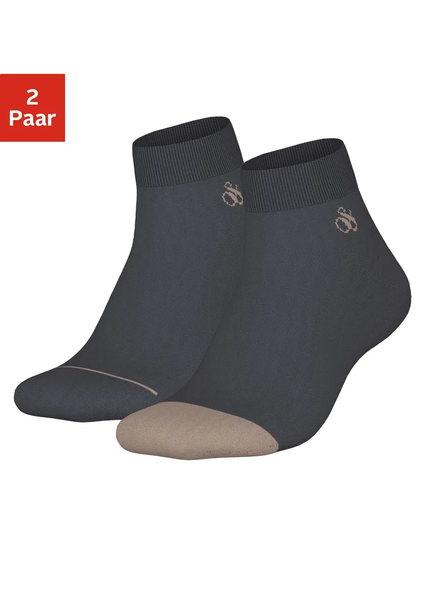 

Короткие носки Scotch & Soda Shrunk (2 шт.) с вязаным логотипом, черный