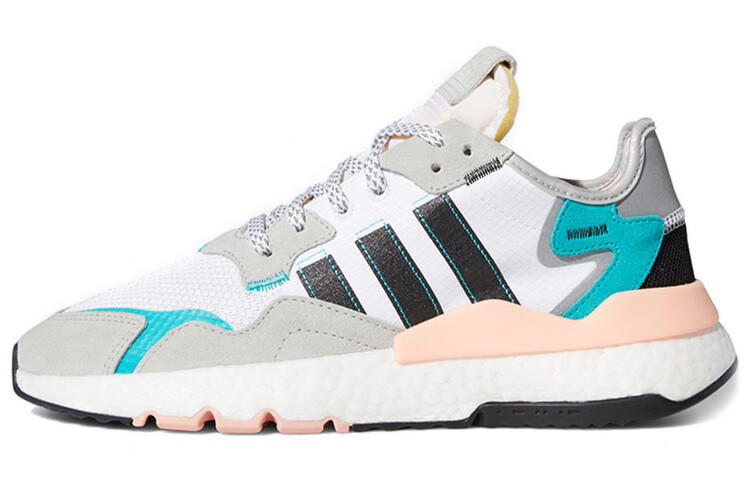 

Кроссовки Adidas Originals Nite Jogger White Hi-Res Aqua, Серый, Кроссовки Adidas Originals Nite Jogger White Hi-Res Aqua