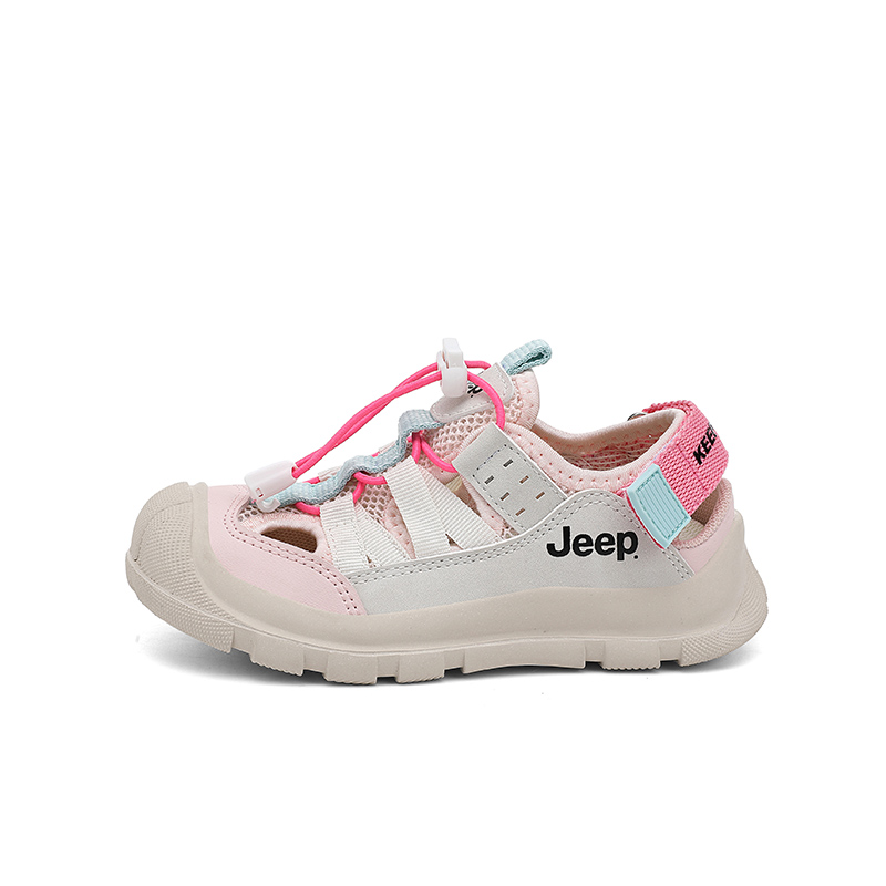 

Сандалии детские, устойчивые к истиранию, низкие Jeep, розовый
