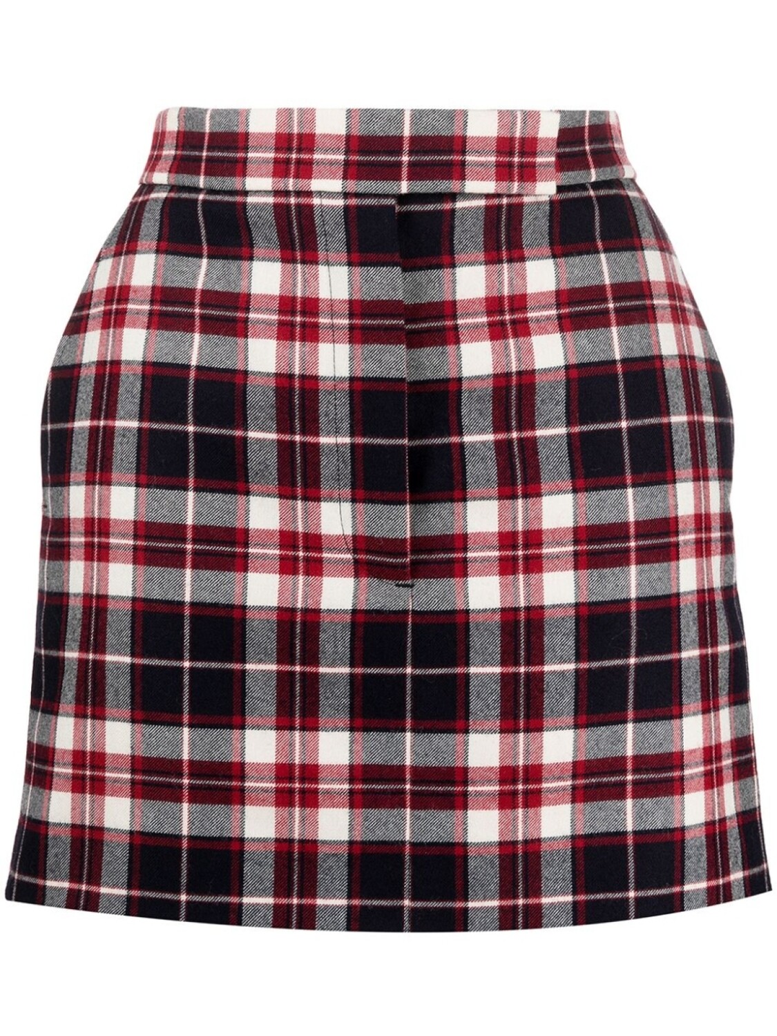 

Мини-юбка в клетку тартан Thom Browne, красный
