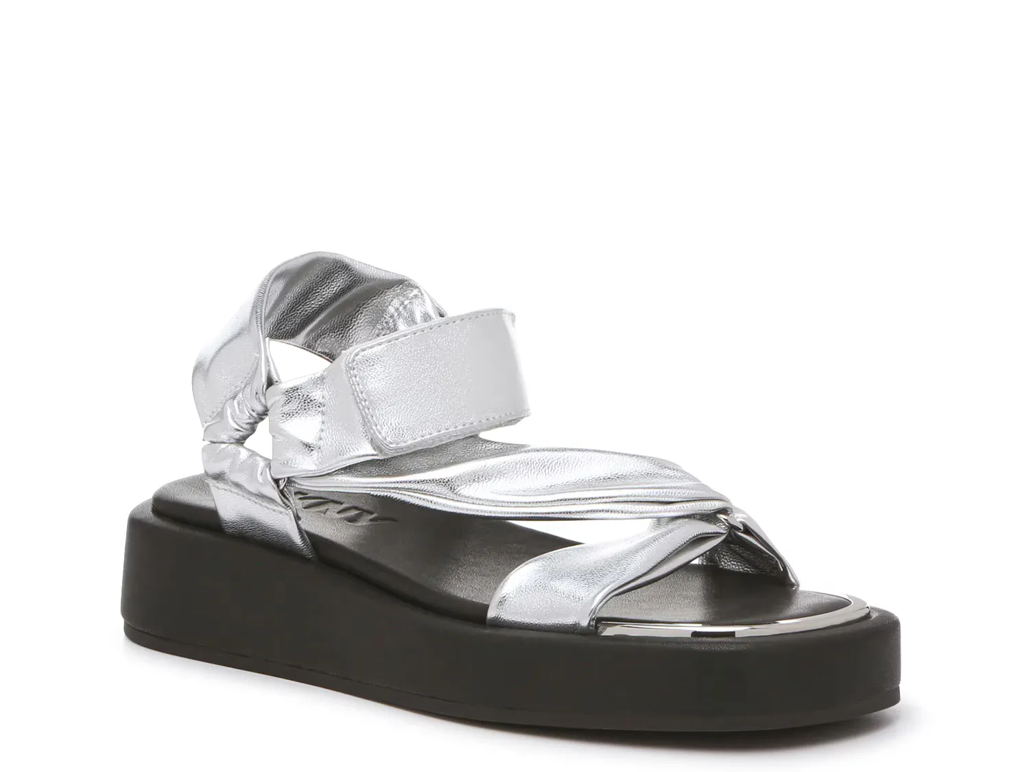 

Сандалии Lollie Sport Wedge Sandal Dkny, серебряный/металлик
