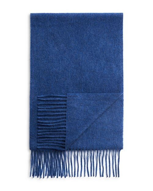 

Однотонный кашемировый шарф большого размера The Men's Store at Bloomingdale's, цвет Blue
