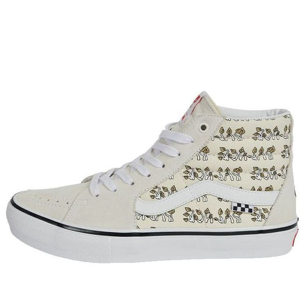 

Кроссовки palace x sk8-hi 'mushrooms - marshmallow' Vans, белый