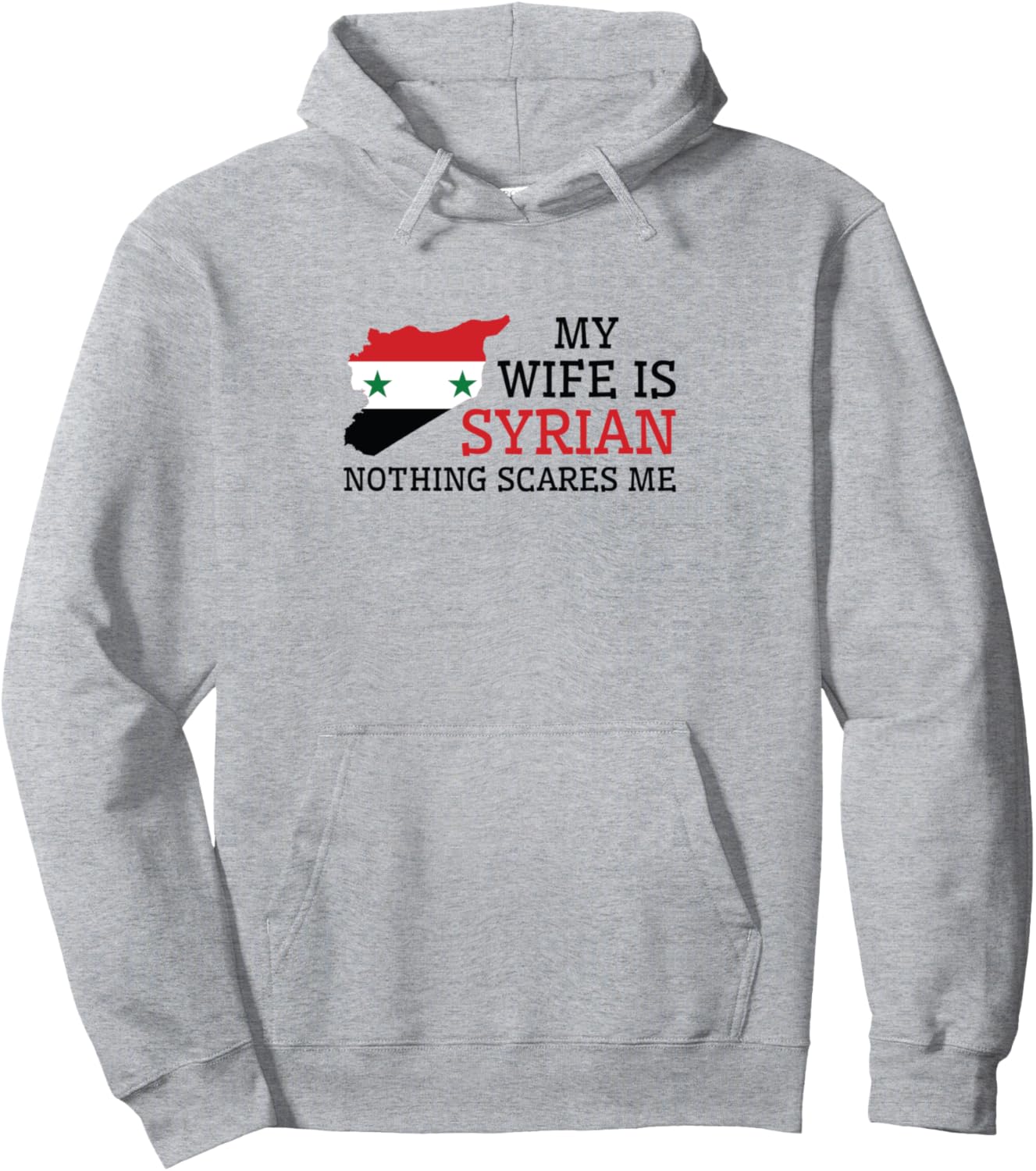 

Не бойтесь, ваша жена - сирийский муж, толстовка Siria Wedding & Married With Syrian, серый