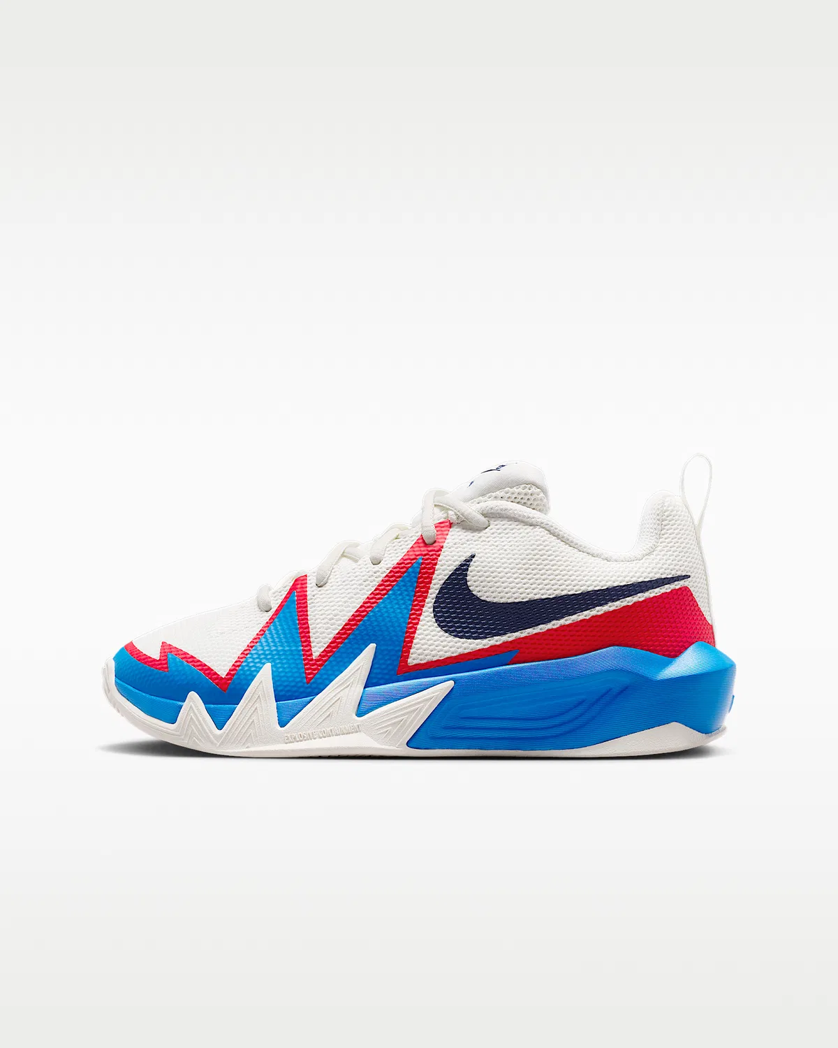 Кроссовки баскетбольные Nike S.T. Dynamite для старших детей, Sail/Photo Blue/University Red/Midnight Navy